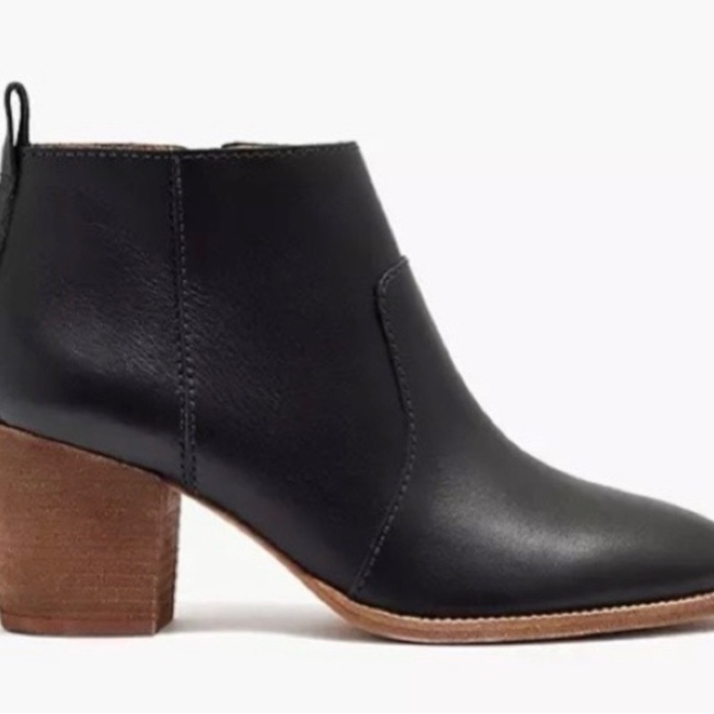 Madewell The Brenner Boot in Black Leather size 8 - Picture 2 of 11